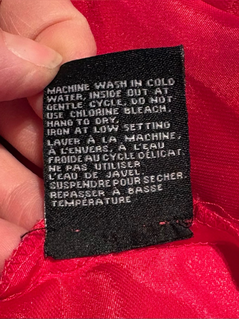 MXM Red Satin tunic - Picture 5 of 5
